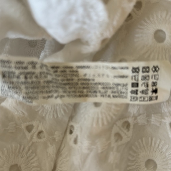 Zara Eyelet white blazer - Picture 8 of 9
